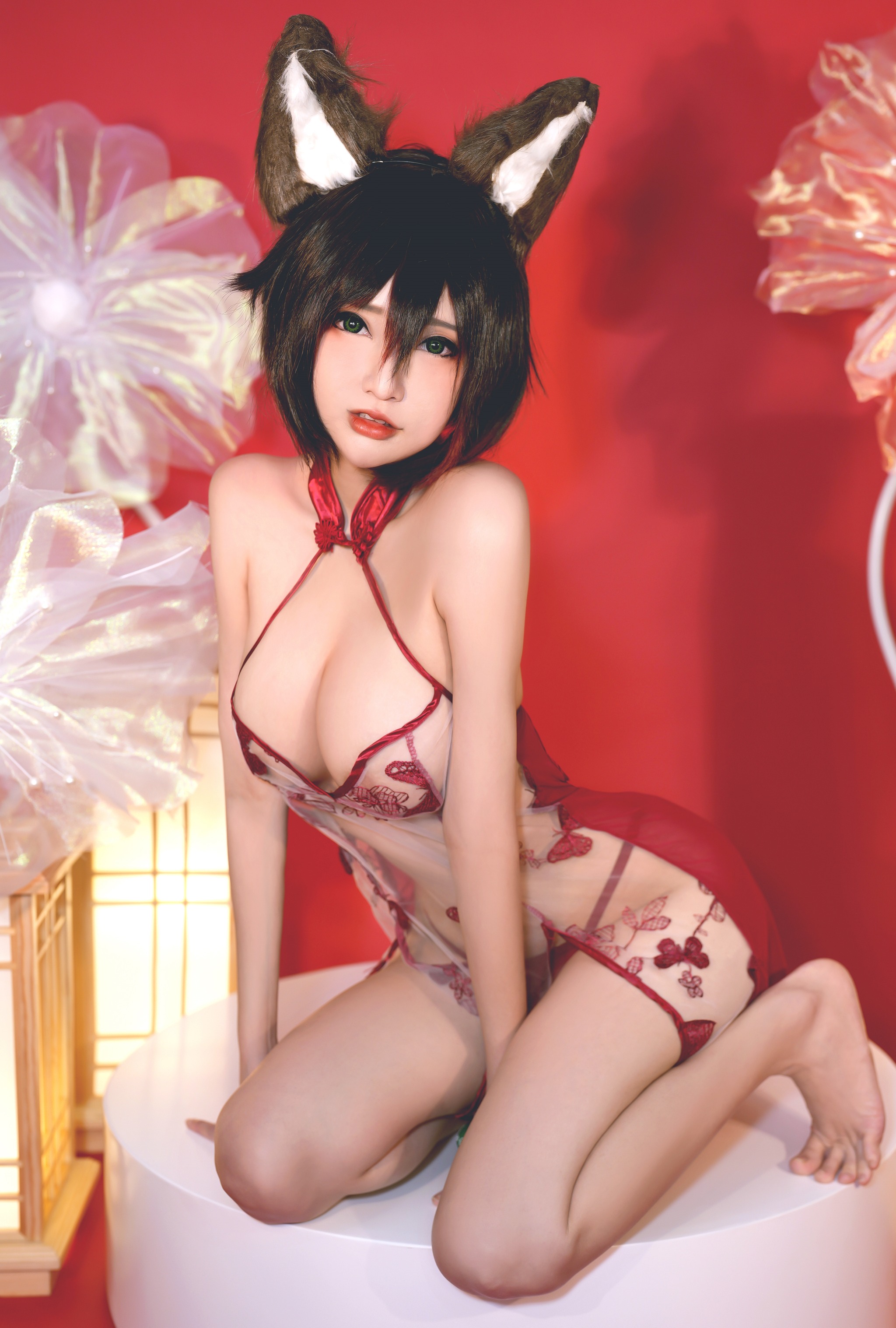 图片[1]-Potato Godzilla – NO.126 Tingyun Cheongsam[16P]-XikXak